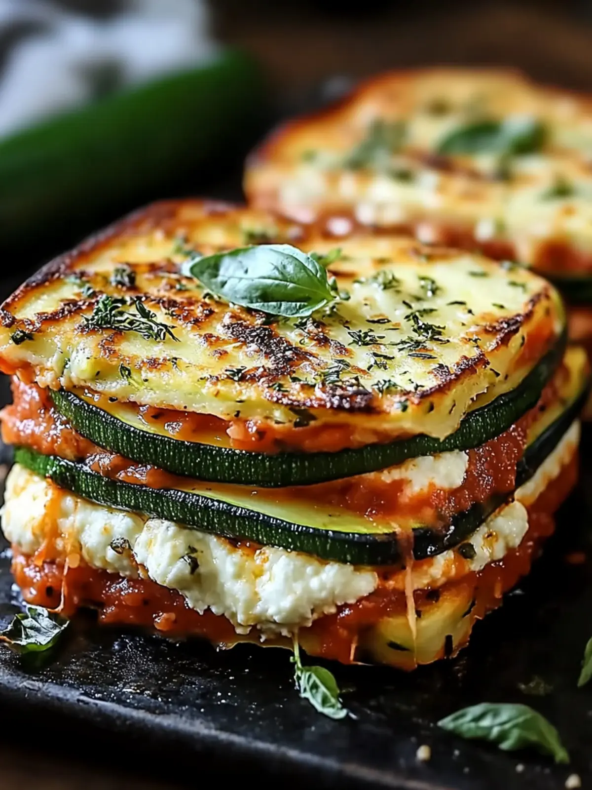 Layered Zucchini Ricotta Melts with Marinara: An Easy Comfort Dish 4 Layered Zucchini Ricotta Melts with Marinara: An Incredible Ultimate Recipe
