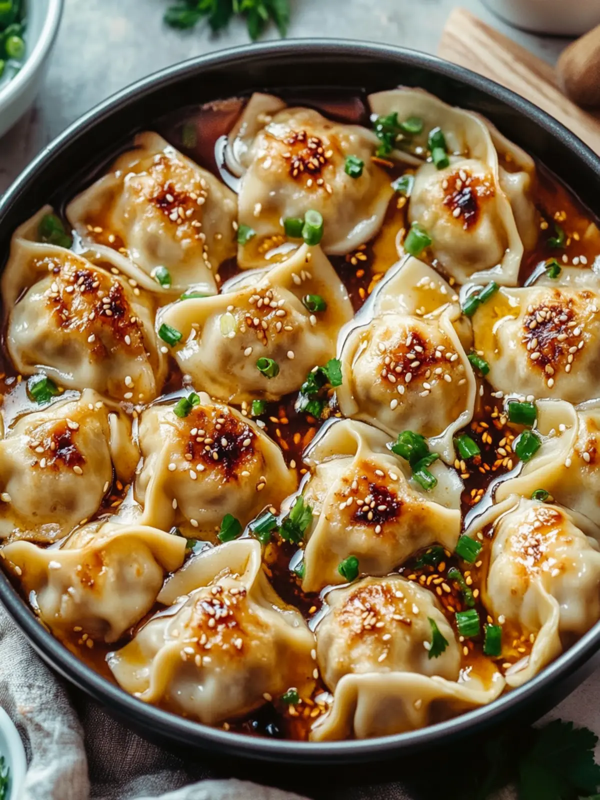 One Pan Dumpling Bake for a Delightfully Easy Dinner 4 One Pan Dumpling Bake for the Easiest Weeknight Dinner