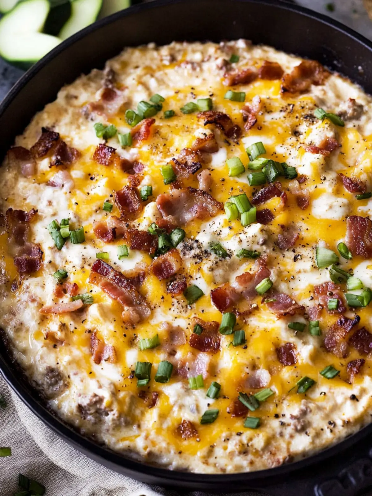 Savor the Flavor: Creamy Bacon Cheeseburger Dip Delight 3 Creamy Bacon Cheeseburger Dip