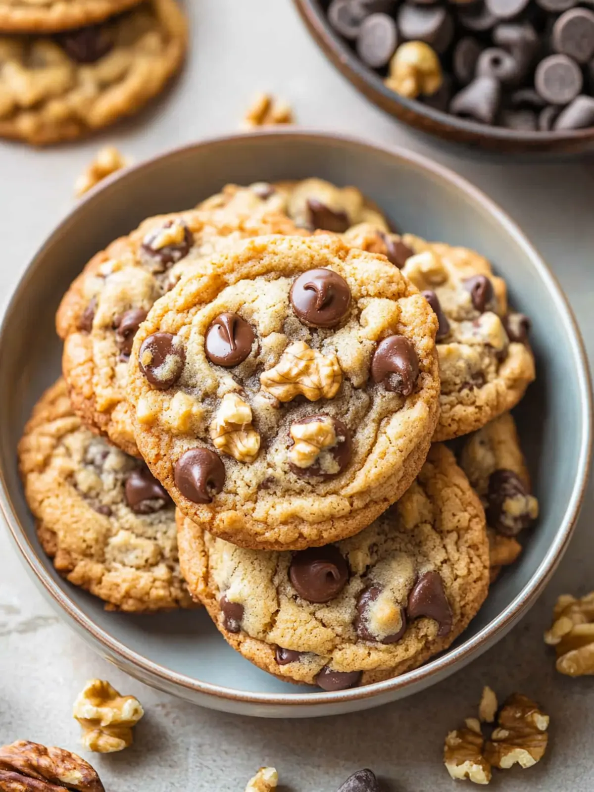 Decadent Walnut Chocolate Chip Cookies That Melt In Your Mouth 3 Walnut Chocolate Chip Cookies