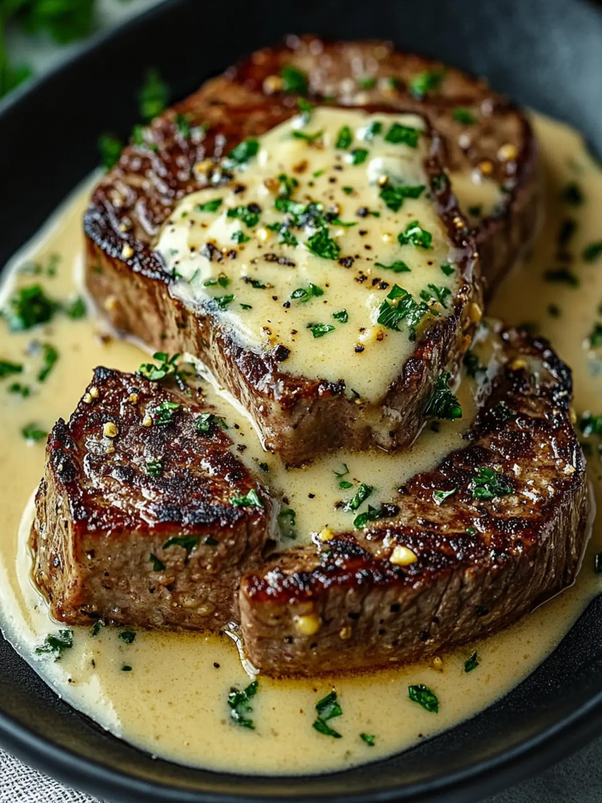 Creamy Garlic Sauce Steak: Your Quick, Flavor-Packed Feast 2 Creamy Garlic Sauce Steak: Quick and Flavor-Packed Dinner
