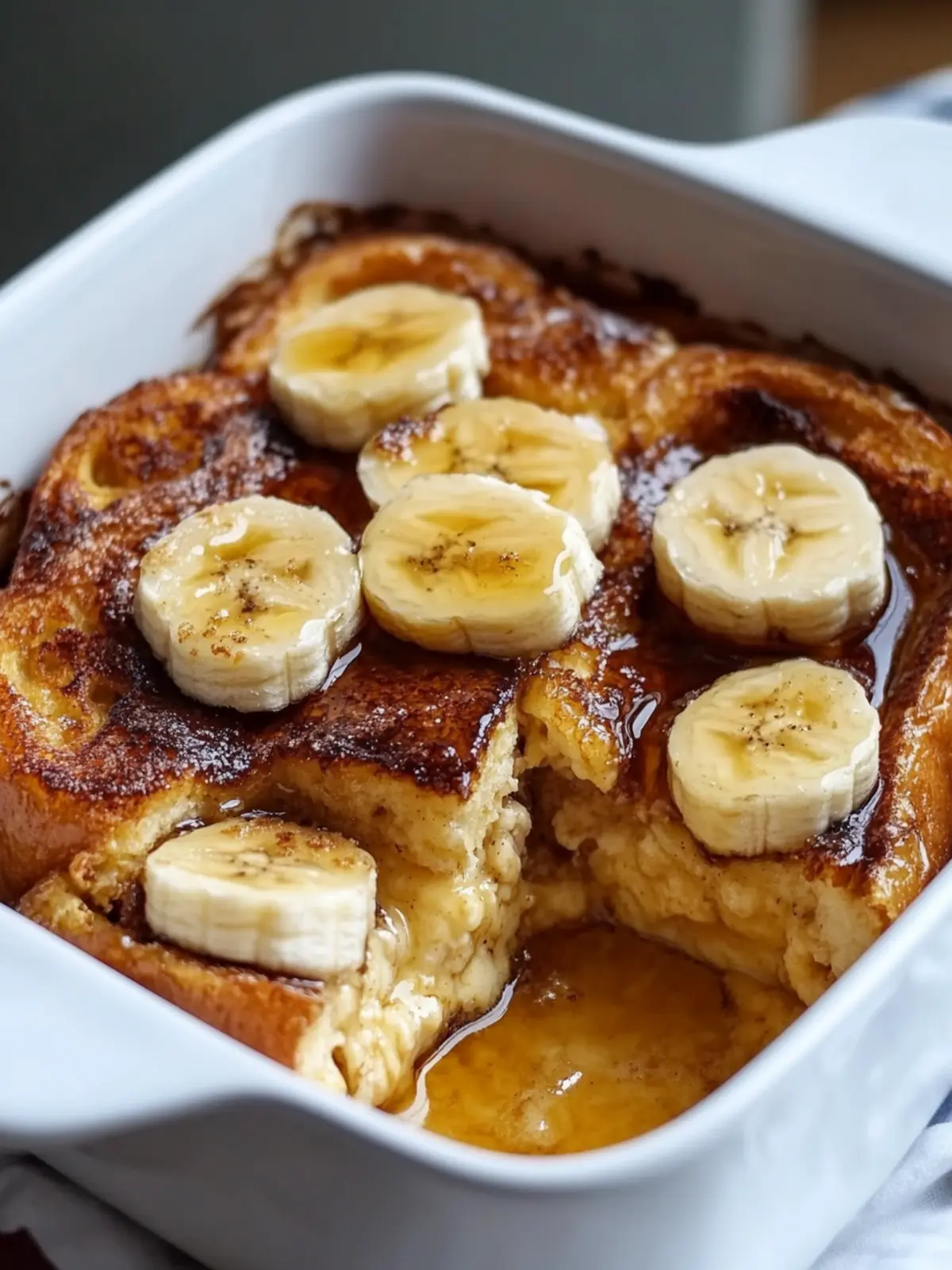 Hearty Banana French Toast Casserole | 5-Star Brunch Delight 5 Hearty Banana French Toast Casserole | 5-Star Brunch Magic