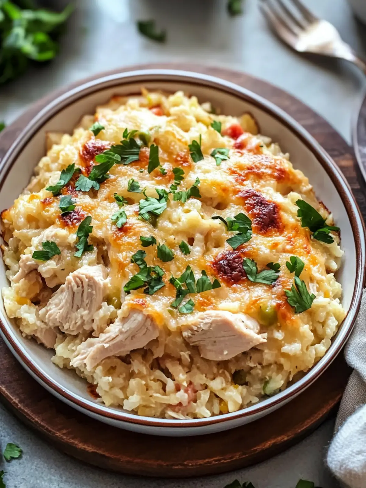 Healthy Chicken Cauliflower Rice Casserole You’ll Crave Daily 2 Healthy Chicken Cauliflower Rice Casserole