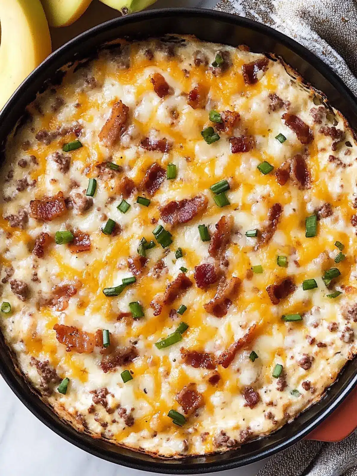 Savor the Flavor: Creamy Bacon Cheeseburger Dip Delight 2 Creamy Bacon Cheeseburger Dip