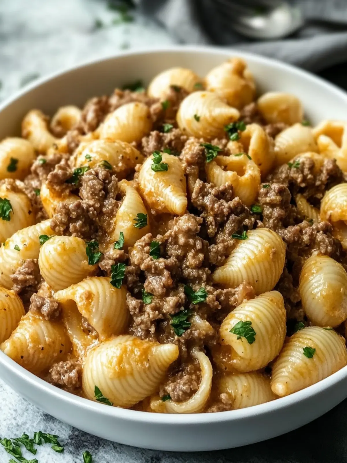 The Best Creamy Beef and Shells Recipe for Cozy Nights 3 The Best Creamy Beef and Shells Recipe
