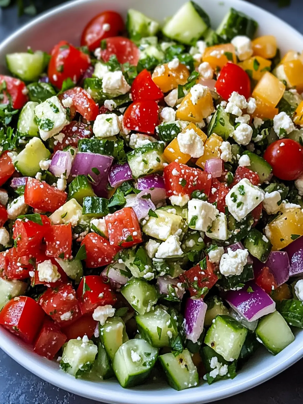 Fresh & Zesty Mediterranean Chopped Salad to Elevate Your Day 4 Fresh & Zesty Mediterranean Chopped Salad to Brighten Your Day