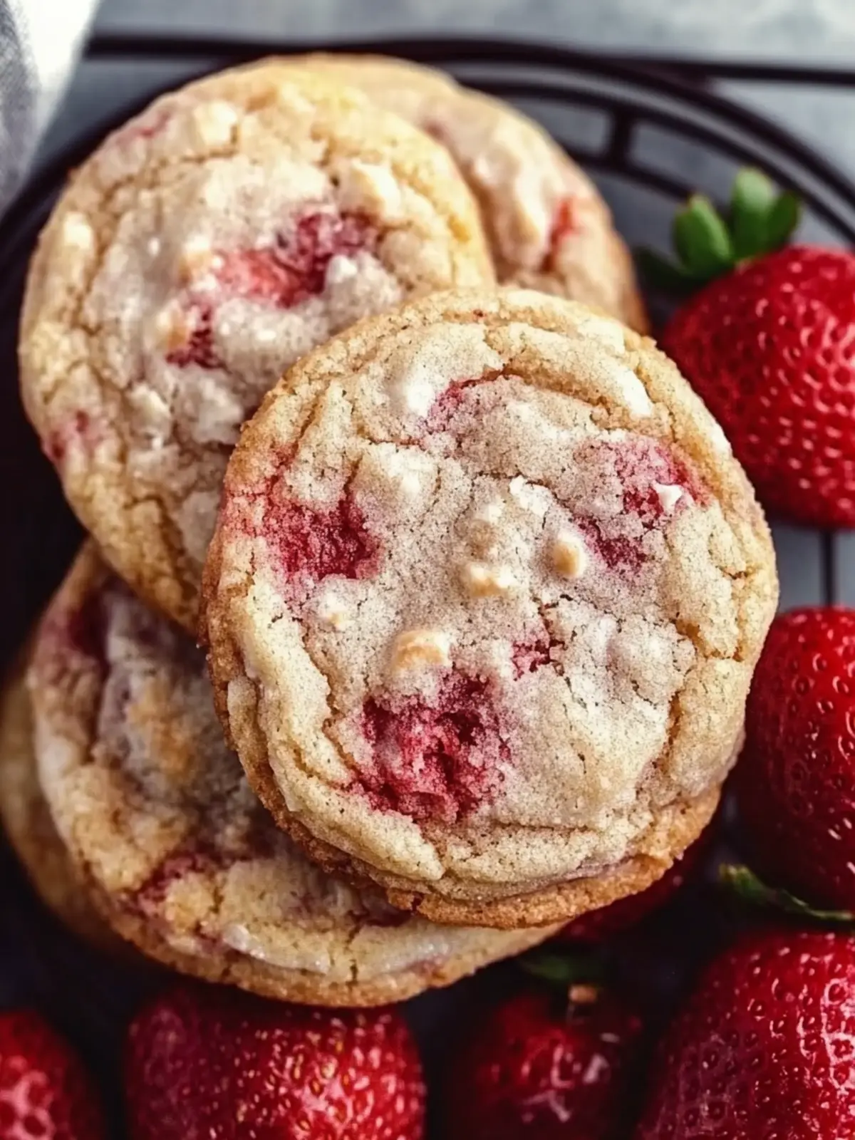 Delight in Soft & Chewy Strawberry Cookies for a Sweet Treat 5 Soft & Chewy Strawberry Cookies