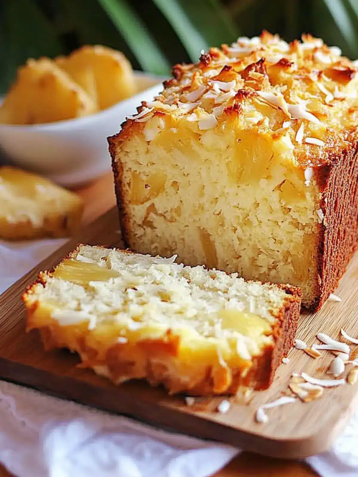 Hawaiian Pineapple Coconut Bread