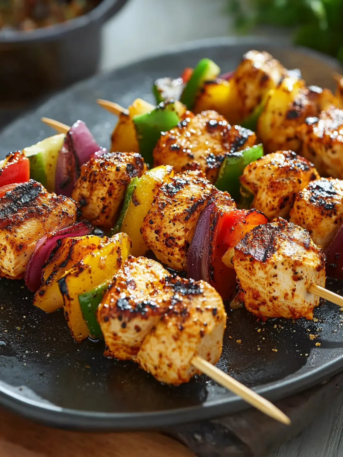 Cajun Chicken Grilled Skewers: Zesty Flavors in Every Bite 5 Cajun Chicken Grilled Skewers
