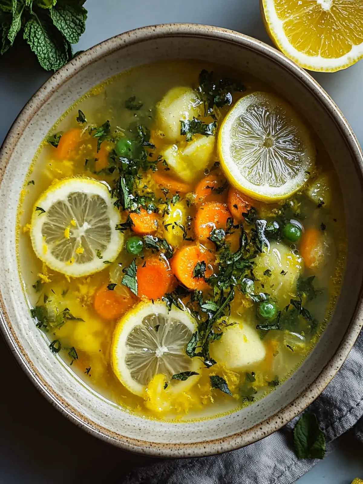 Lemon Ginger Immunity Soup for a Cozy Health Boost 2 Lemon Ginger Immunity Soup