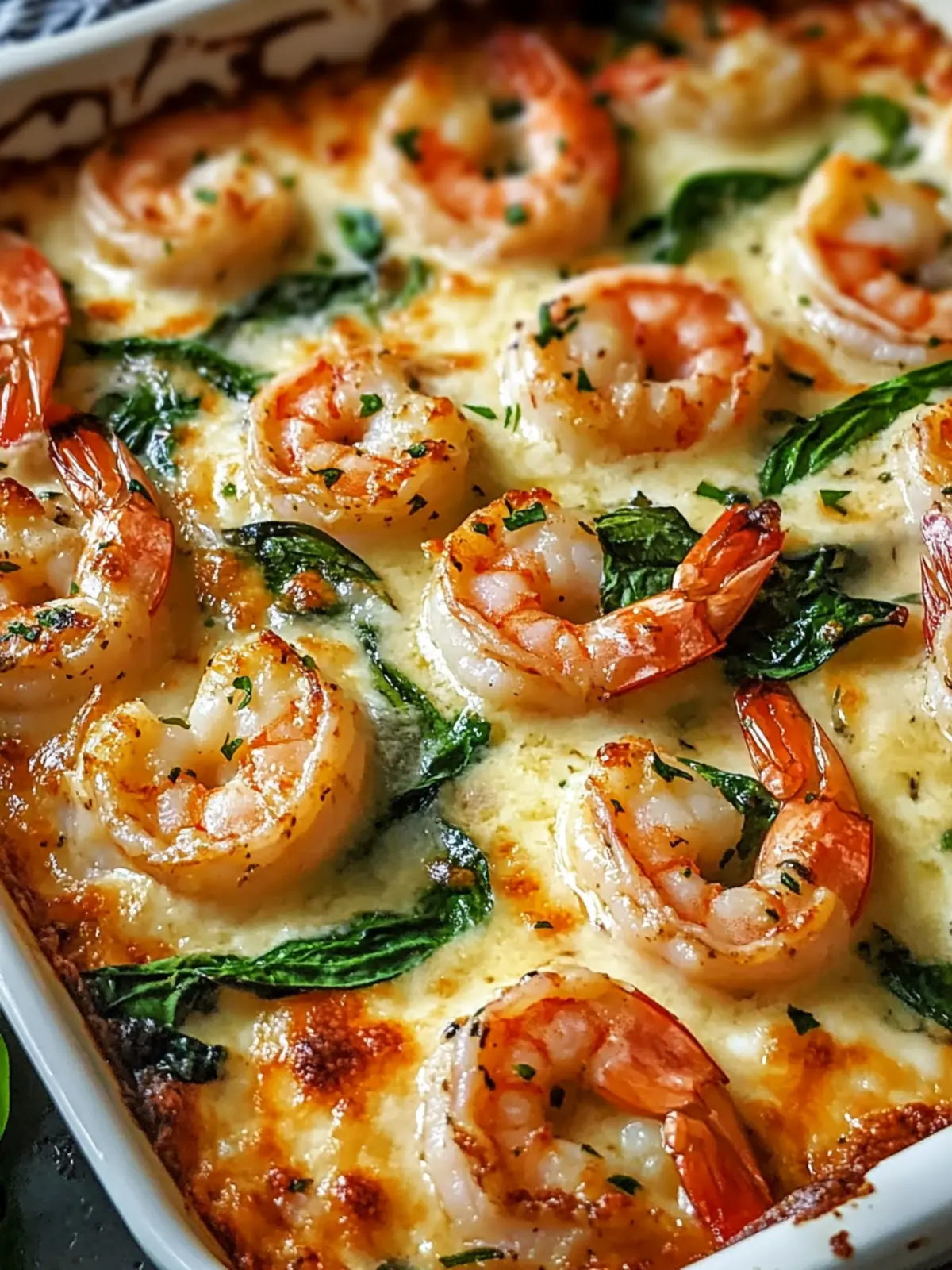 Low-Carb Shrimp Tuscan Bake – Creamy Keto Seafood Dinner