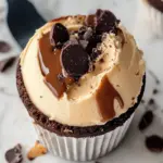 Peanut Butter Cookie Dough Cheesecake Cup - Indulge Guilt-Free 8 Peanut Butter Cookie Dough Cheesecake Cup (High-Protein, No-Bake Dessert)