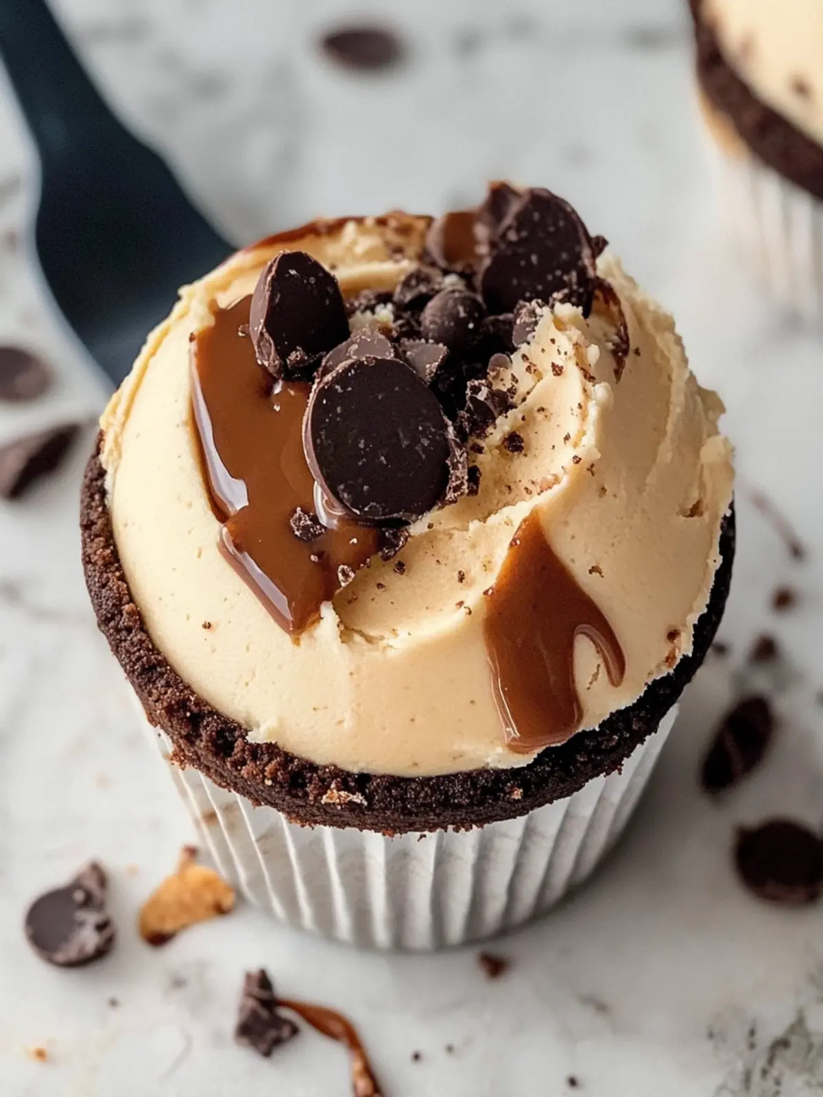 Peanut Butter Cookie Dough Cheesecake Cup - Indulge Guilt-Free 5 Peanut Butter Cookie Dough Cheesecake Cup (High-Protein, No-Bake Dessert)