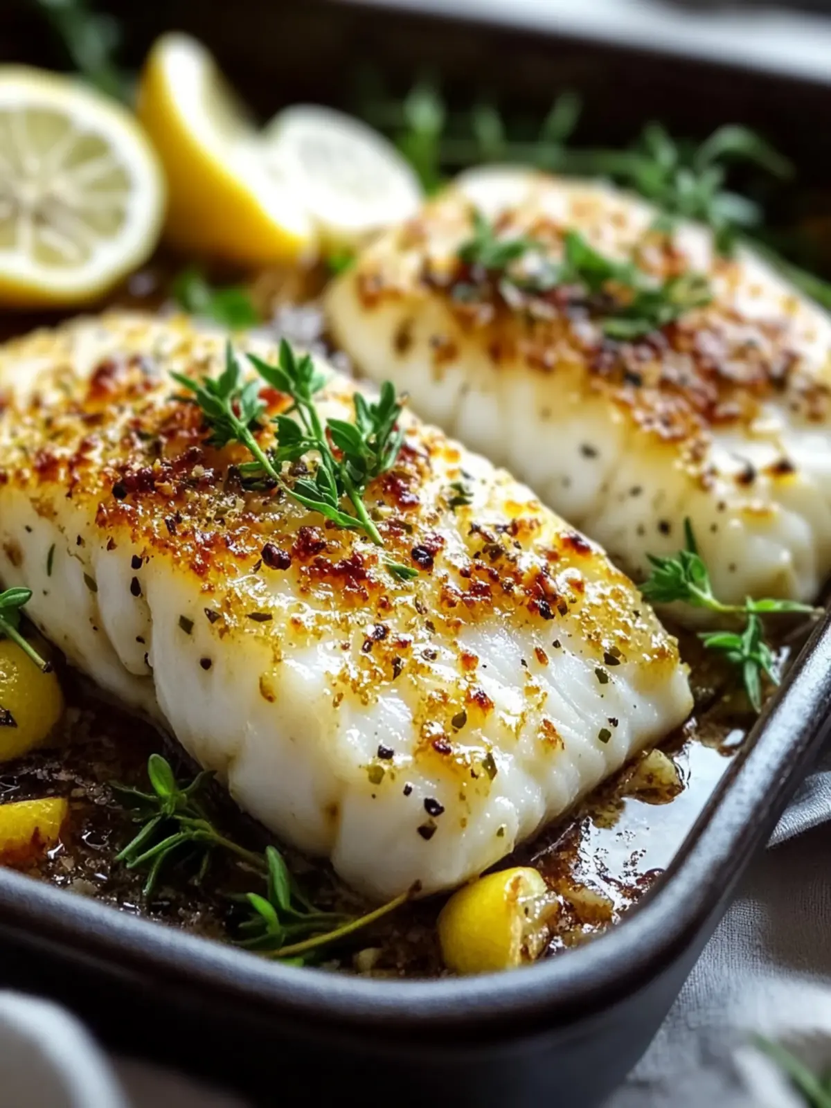 Baked Cod Recipe with Lemon and Garlic: A Simple Weeknight Gem 2 Baked Cod Recipe with Lemon and Garlic: Easy Weeknight Delight