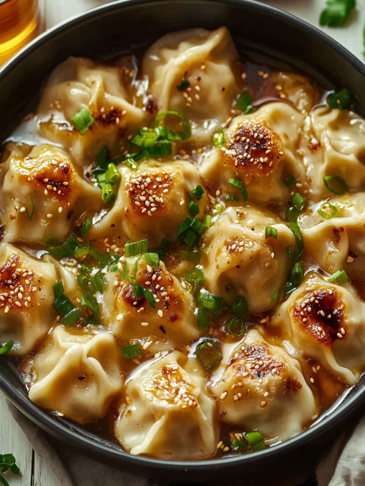 One Pan Dumpling Bake for a Delightfully Easy Dinner 3 One Pan Dumpling Bake for the Easiest Weeknight Dinner