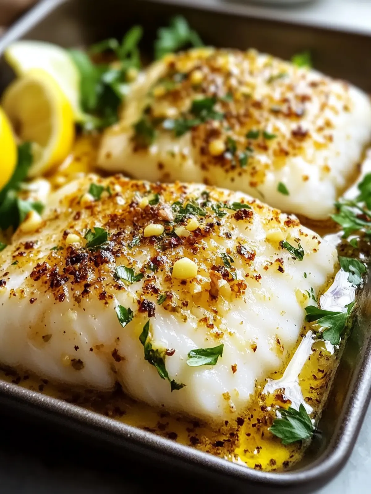 Baked Cod Recipe with Lemon and Garlic: A Simple Weeknight Gem 4 Baked Cod Recipe with Lemon and Garlic: Easy Weeknight Delight