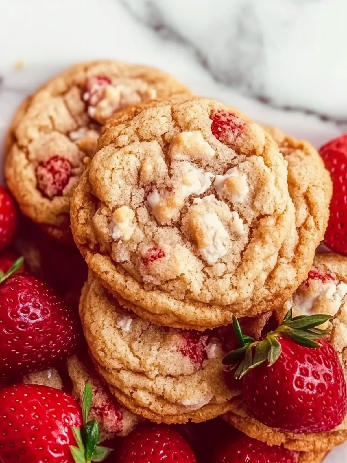 Delight in Soft & Chewy Strawberry Cookies for a Sweet Treat 3 Soft & Chewy Strawberry Cookies