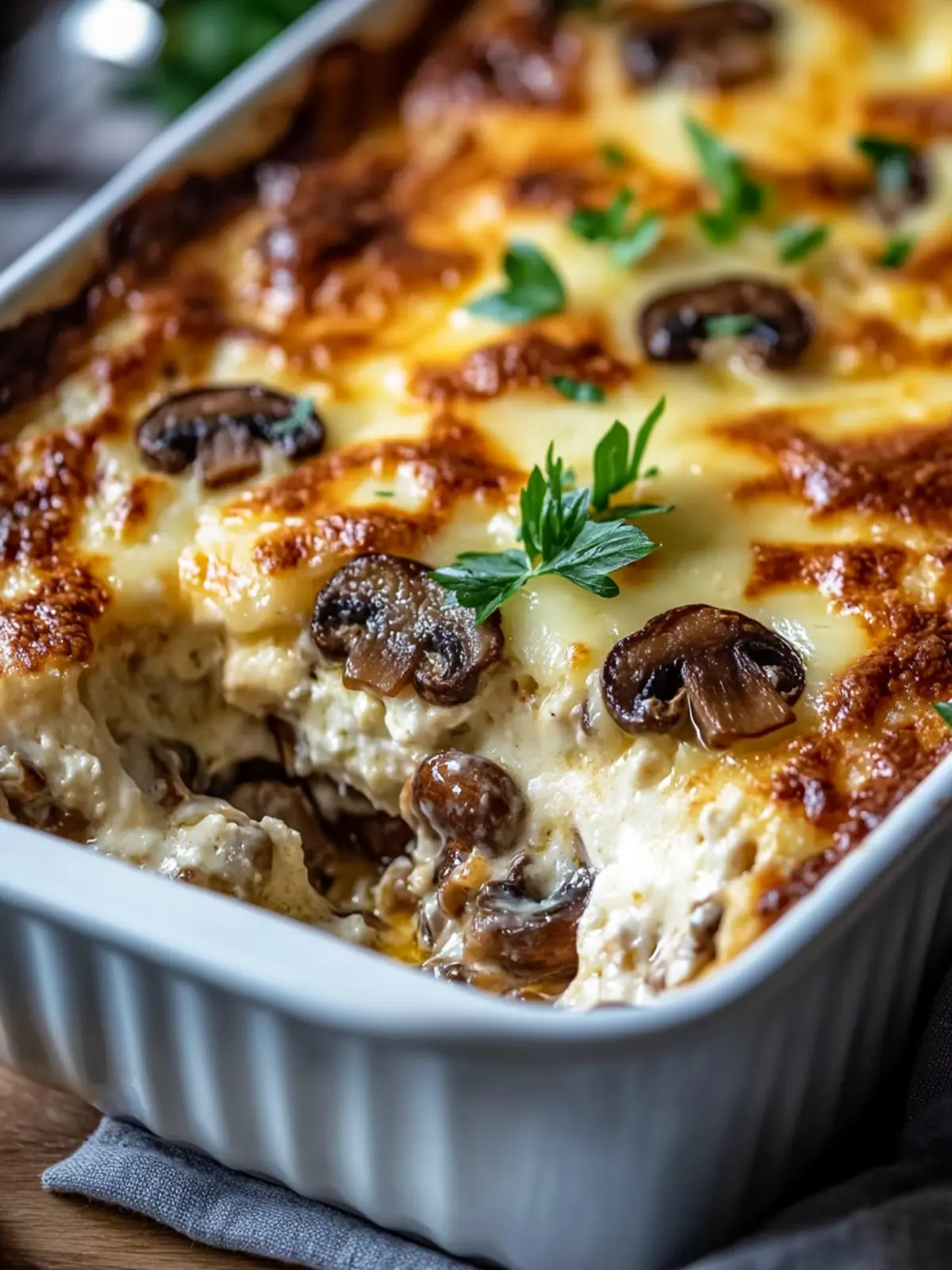 35-Minute Cottage Cheese Mushroom Swiss Burger Casserole Bliss 4 35-Minute Cottage Cheese Mushroom Swiss Burger Casserole Magic