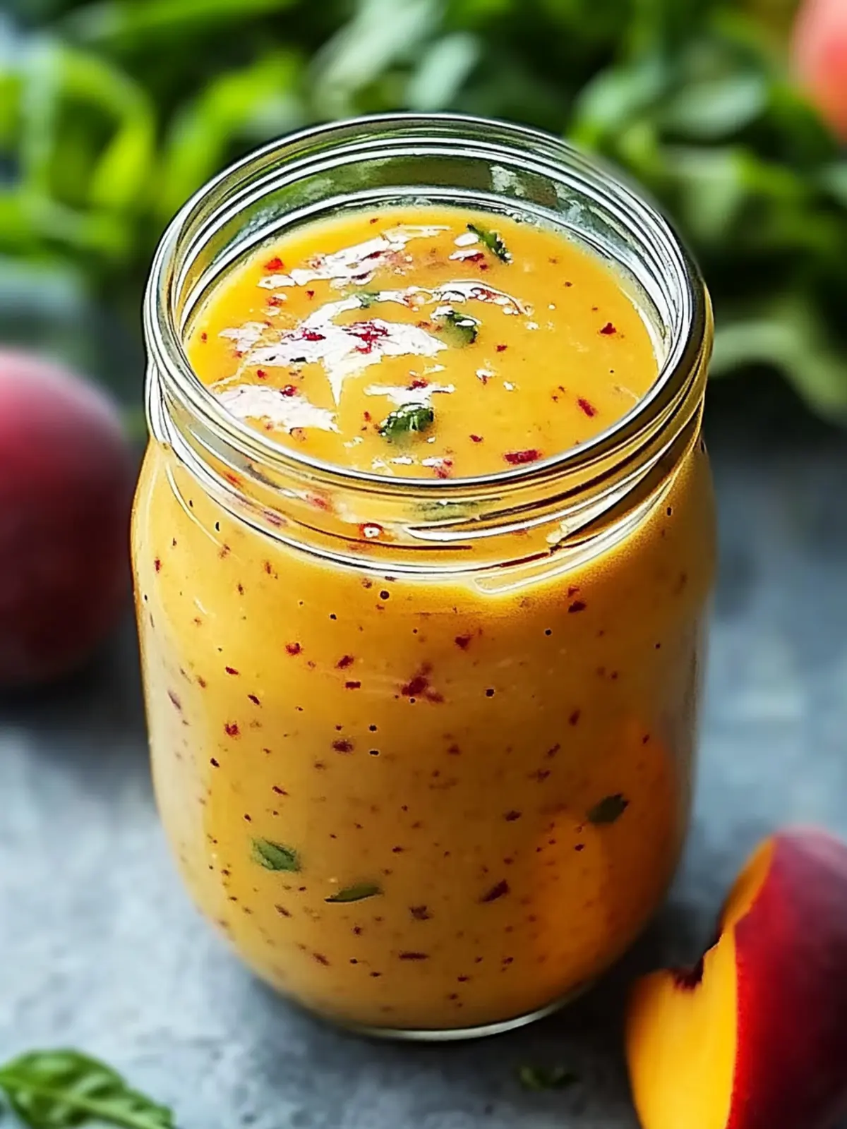 Tasty Peach Salad Dressing for a Healthy Summer Twist 2 Tasty Peach Salad Dressing