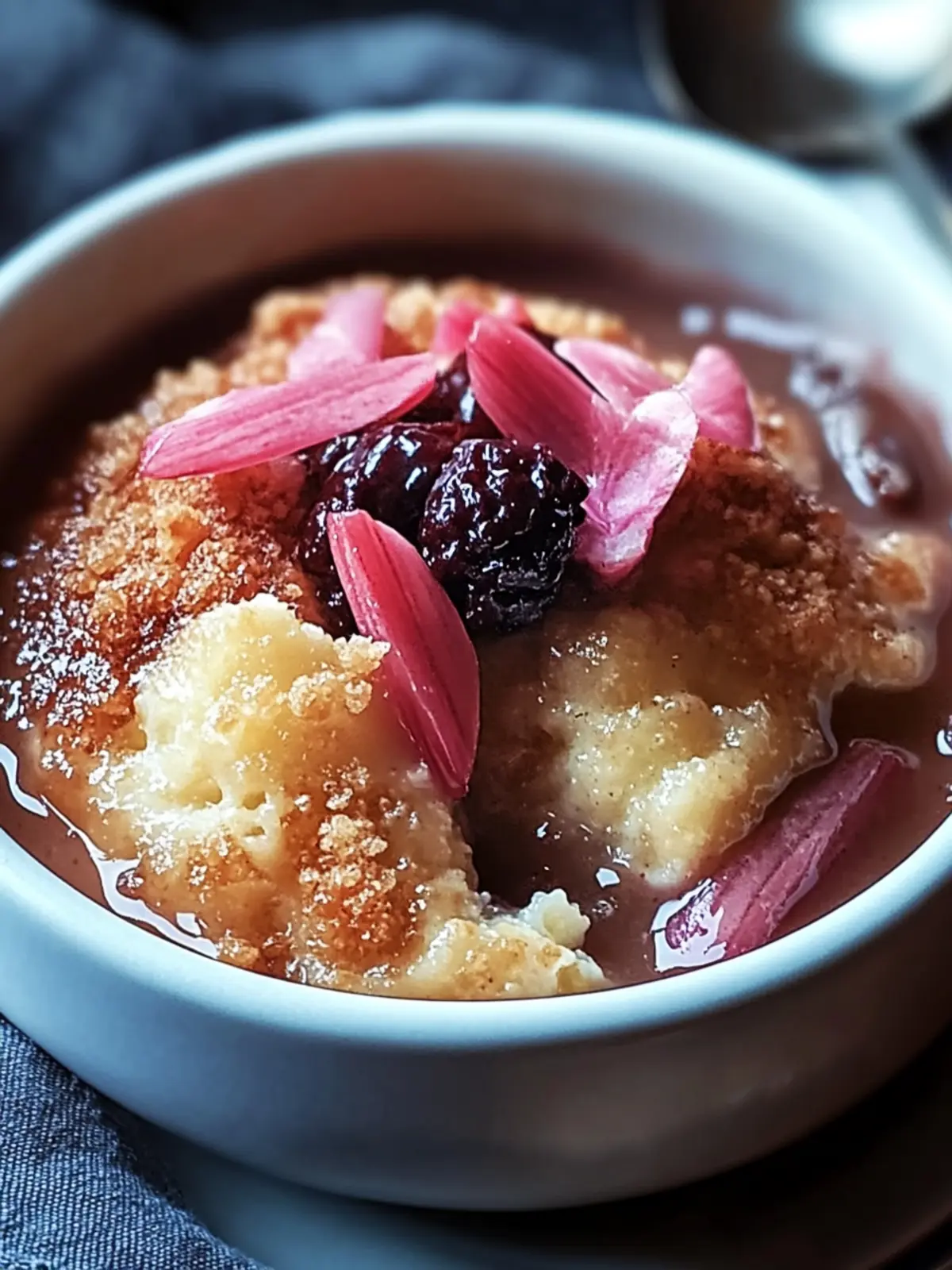 Baked Sticky Rhubarb Pudding to Brighten Your Spring Day 3 Baked Sticky Rhubarb Pudding to Sweeten Any Spring Day
