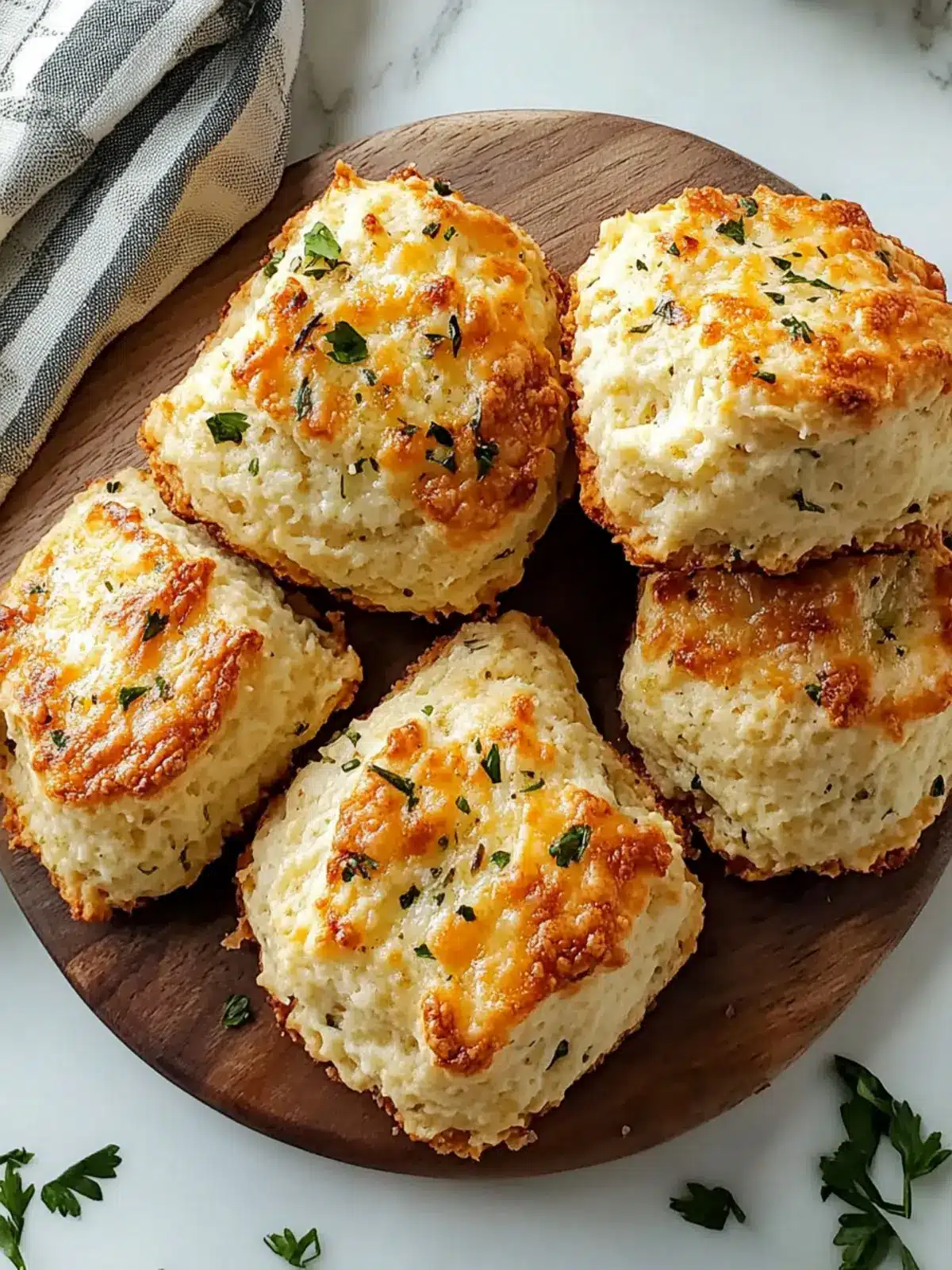 Savory Garlic Parmesan Scones for a Perfect Breakfast Boost 4 Savory Garlic Parmesan Scones