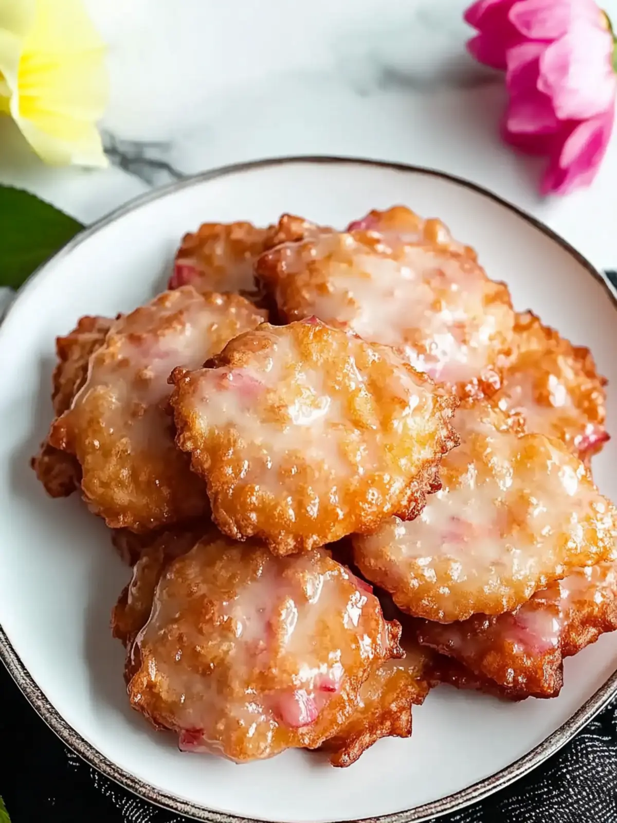 Baked Rhubarb Fritters: Flavorful Treats for Sweet Moments 3 Baked Rhubarb Fritters: Flavorful Treats for Sweet Moments