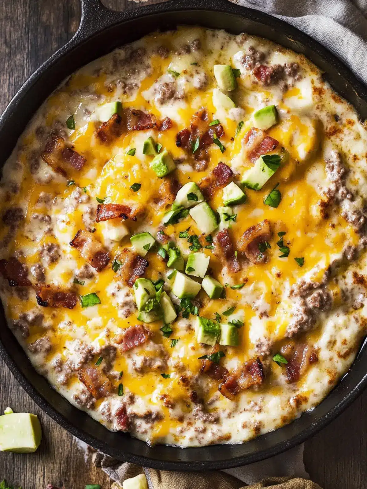 Savor the Flavor: Creamy Bacon Cheeseburger Dip Delight 4 Creamy Bacon Cheeseburger Dip