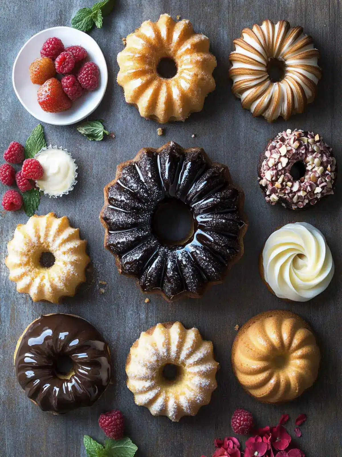 Mini Bundt Cakes: Delightful Bites for Any Celebration 4 Mini Bundt Cakes