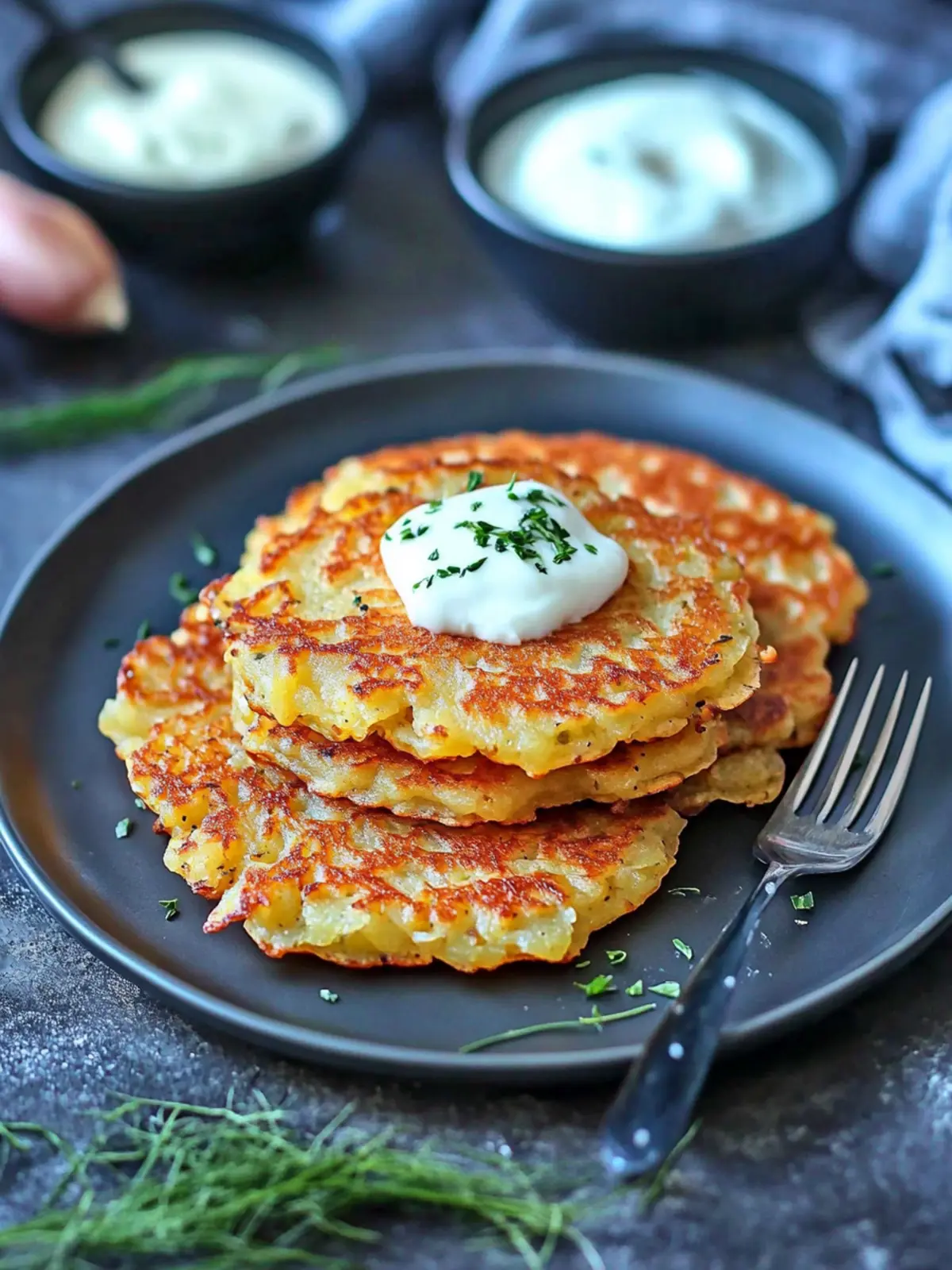 Crispy German Potato Pancakes (Kartoffelpuffer) in 30 Minutes 2 German Potato Pancakes (Kartoffelpuffer)