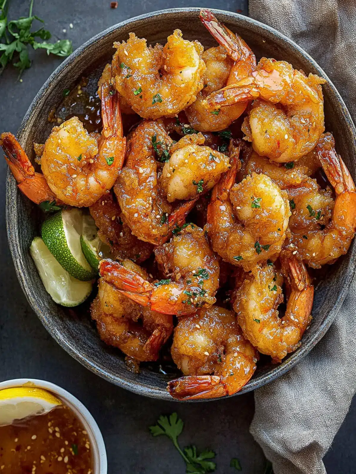 Hot Honey Fried Shrimp
