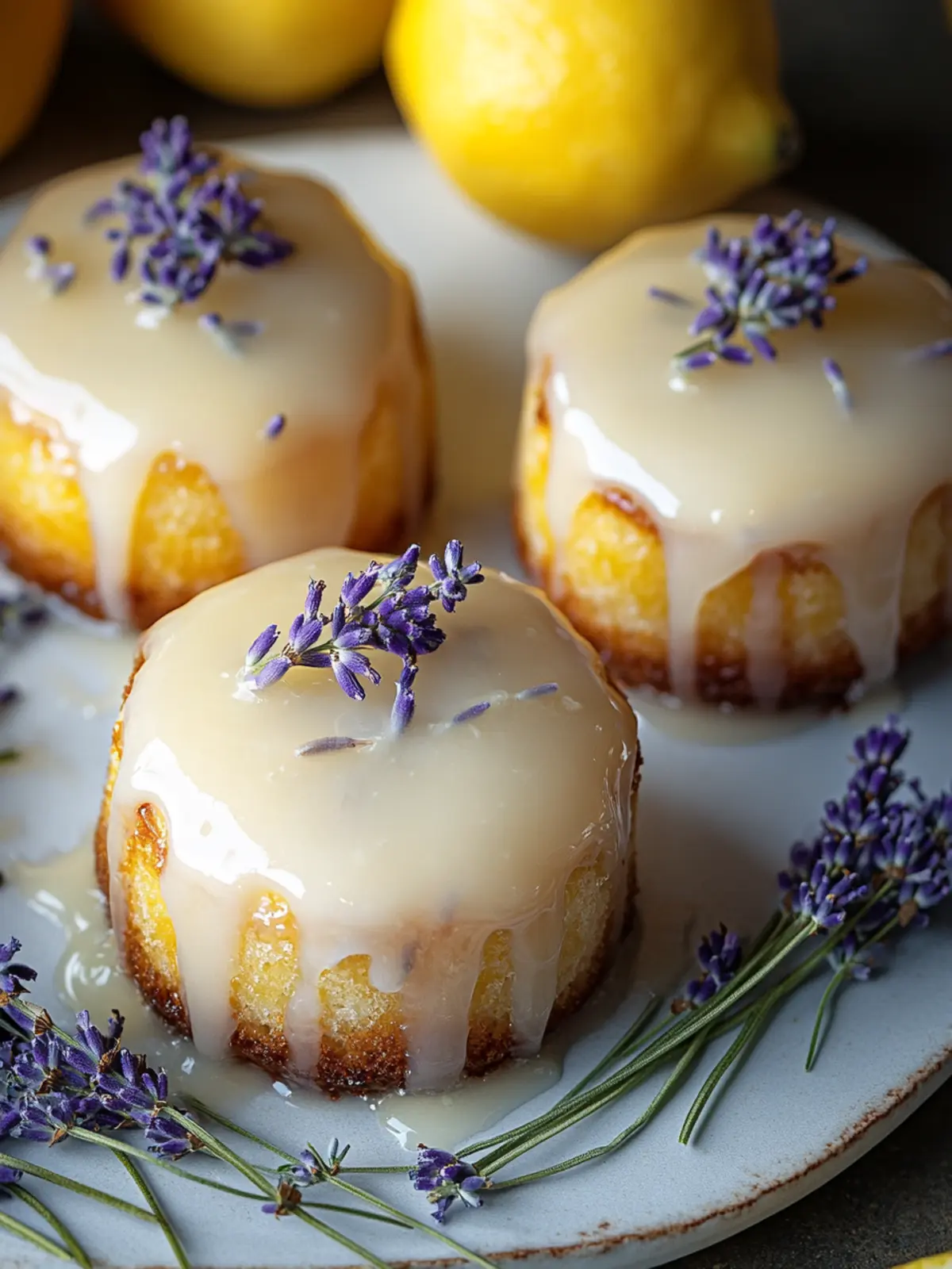 The Ultimate Mini Lemon Cakes with Lavender Glaze Delight 5 The Ultimate Mini Lemon Cakes with Lavender Glaze (Elegant & Easy!)