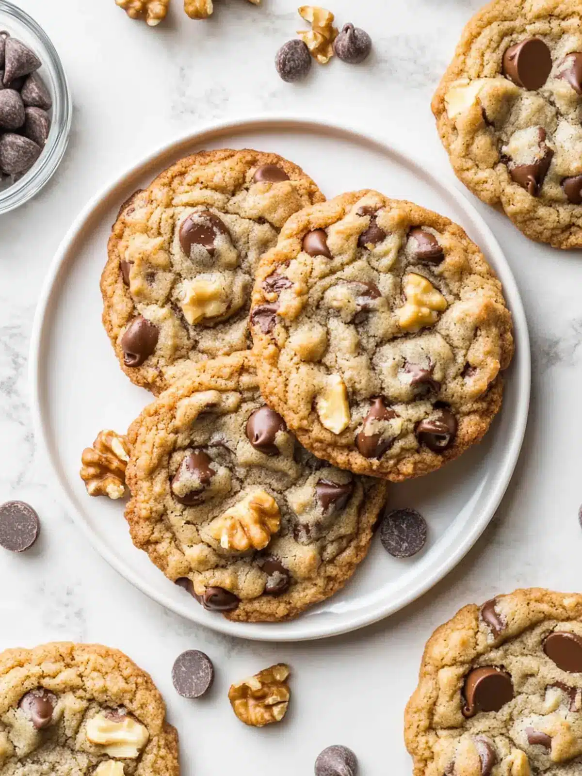 Walnut Chocolate Chip Cookies