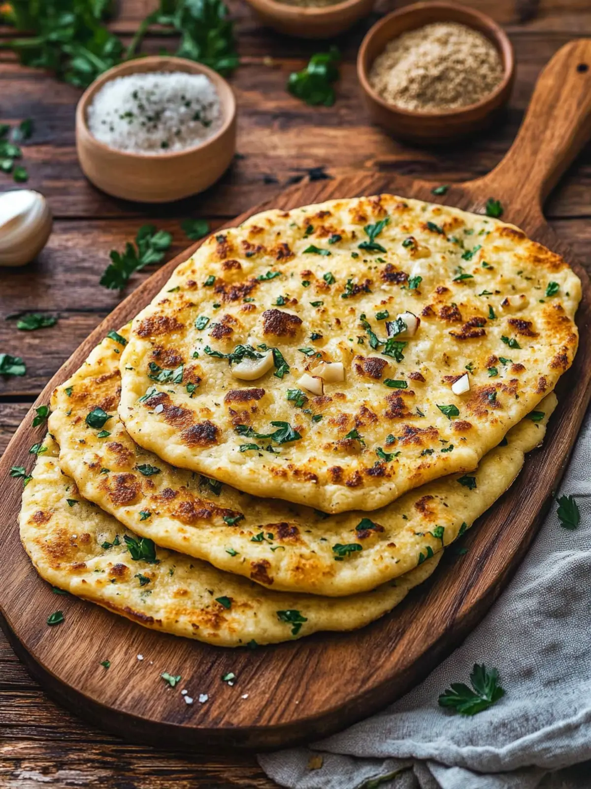 Quick Low-Carb Garlic Flatbread Recipe You'll Crave Daily 2 Quick Low-Carb Garlic Flatbread Recipe