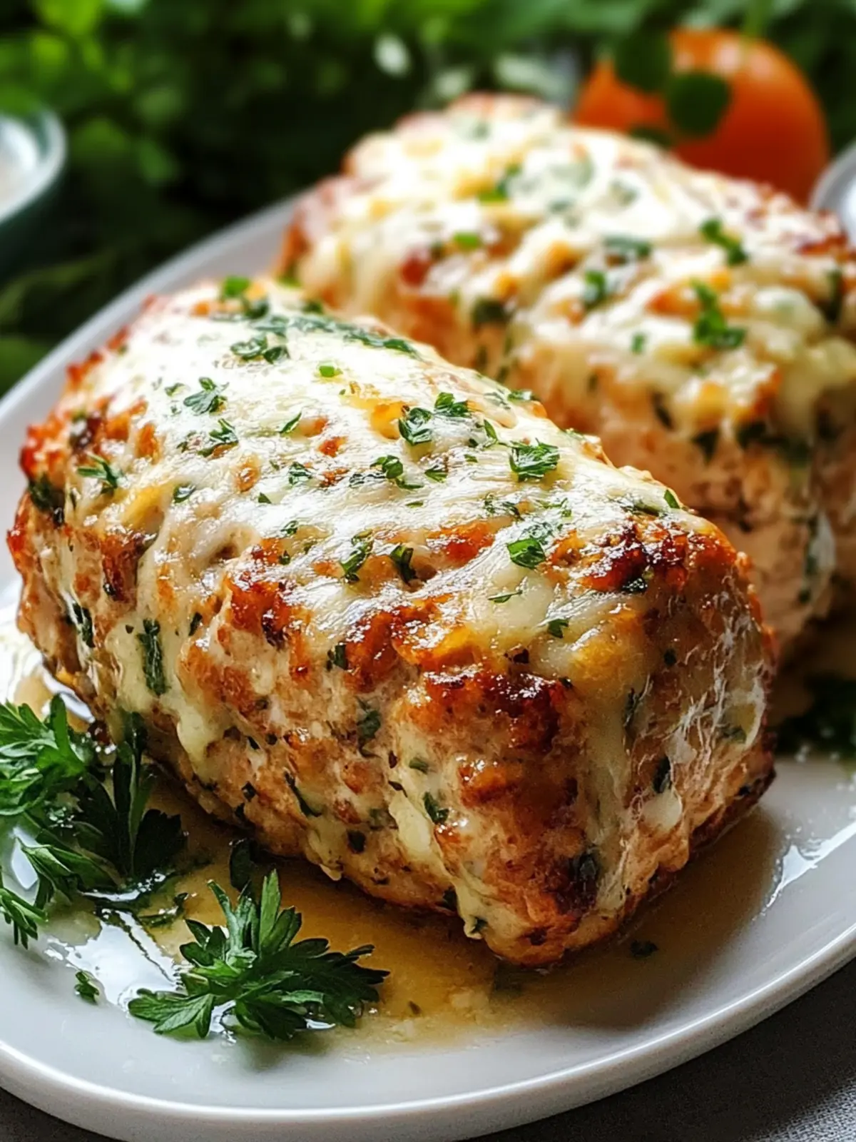 Garlic Parmesan Chicken Meatloaf Recipe Made Irresistibly Juicy 2 Garlic Parmesan Chicken Meatloaf Recipe