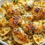 Garlic Butter Chicken with Bowtie Pasta: Family Dinner Winner 45 Garlic Butter Chicken with Bowtie Pasta