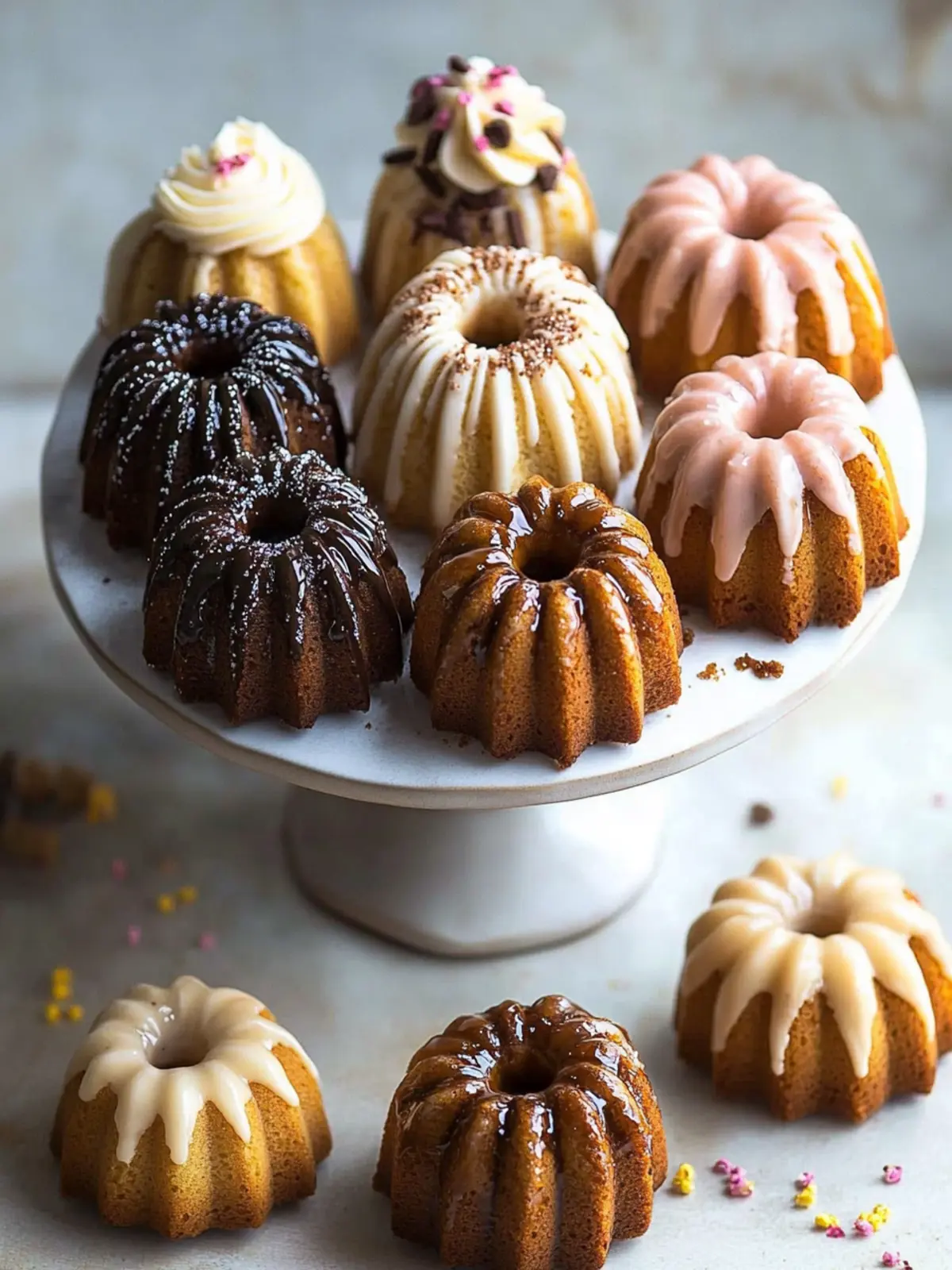Mini Bundt Cakes: Delightful Bites for Any Celebration 2 Mini Bundt Cakes