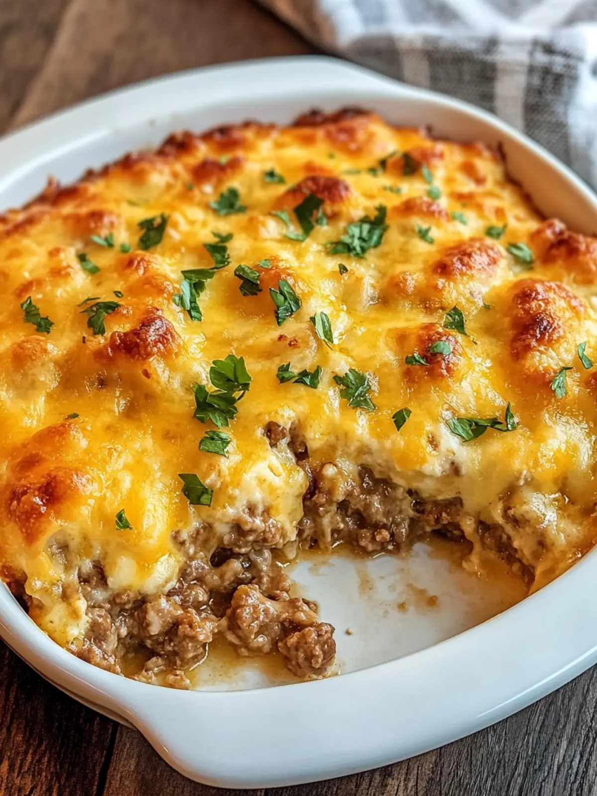 Cheddar Bay Hamburger Casserole 30min Easy Cheesy Wins Big.