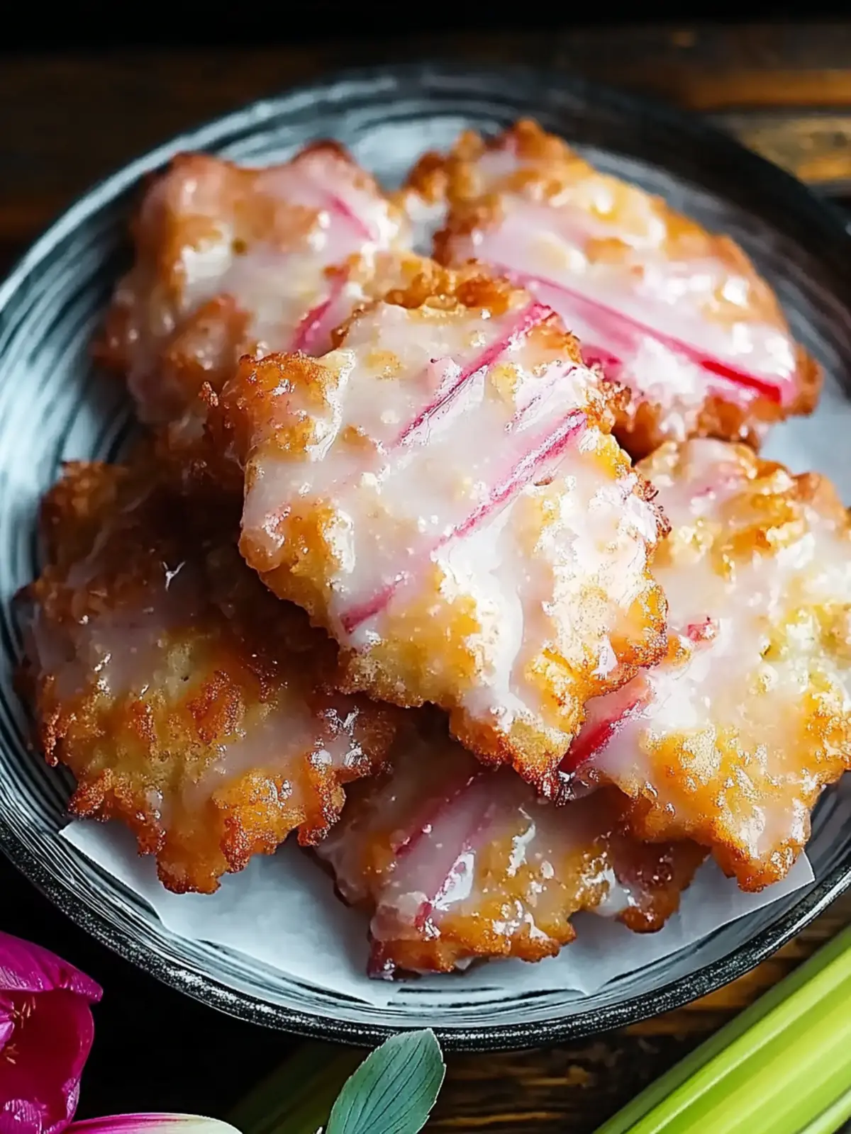Baked Rhubarb Fritters: Flavorful Treats for Sweet Moments 4 Baked Rhubarb Fritters: Flavorful Treats for Sweet Moments