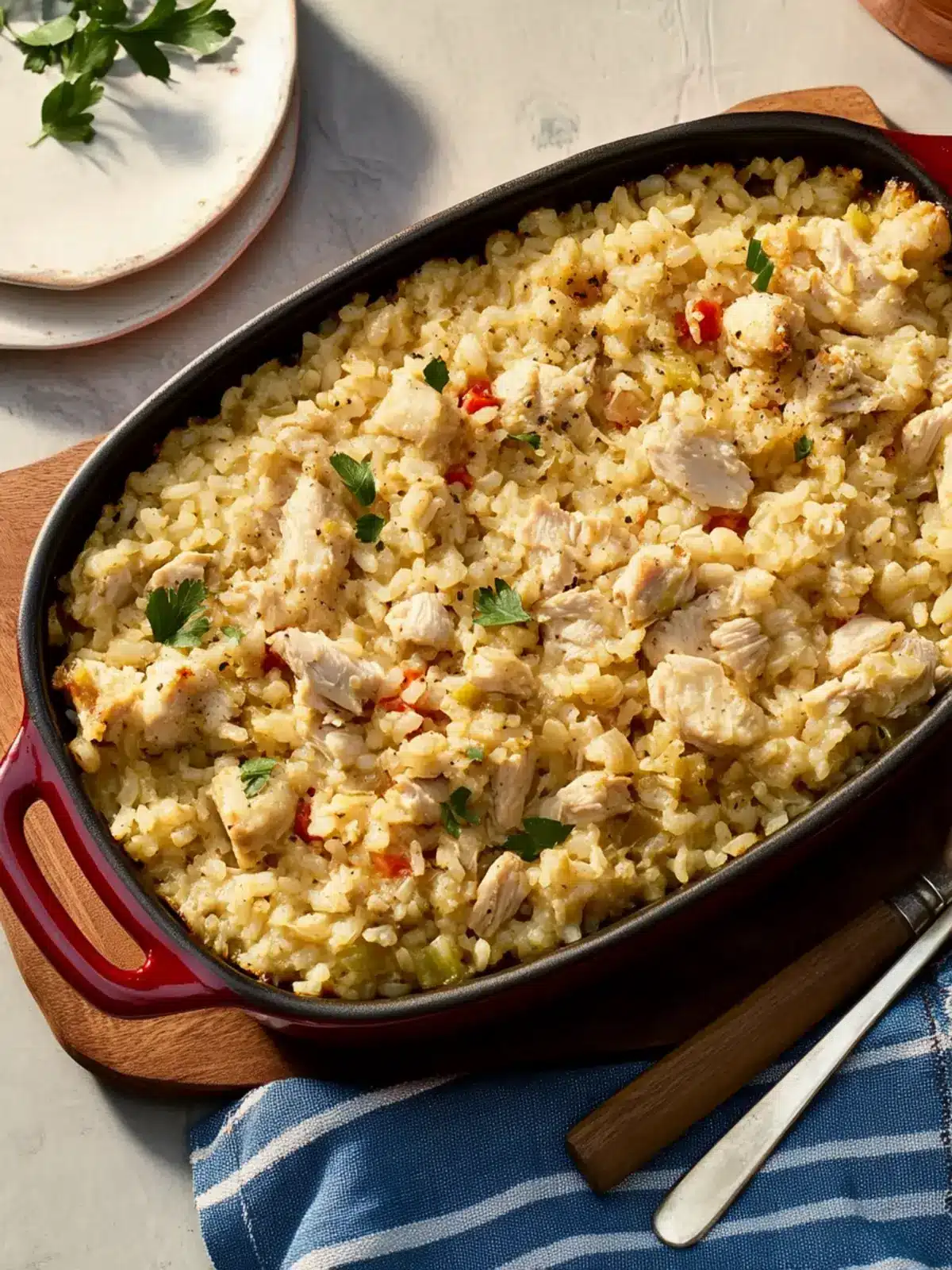 Mamaw's Chicken and Rice Casserole Comfort in Every Bite 3 Mamaw's Chicken and Rice Casserole
