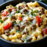 High Protein Philly Cheesesteak Mac n Cheese for Comfort & Fuel 6 High Protein Philly Cheesesteak Mac n Cheese