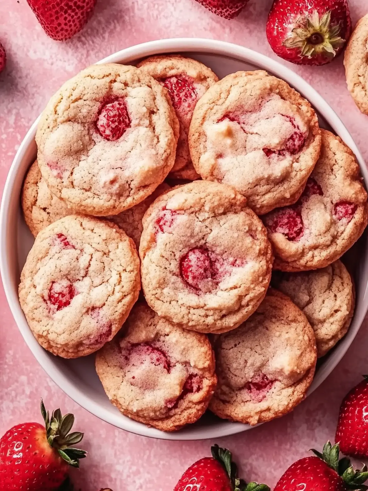 Delight in Soft & Chewy Strawberry Cookies for a Sweet Treat 4 Soft & Chewy Strawberry Cookies