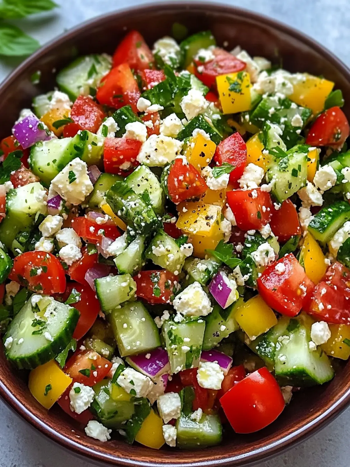 Fresh & Zesty Mediterranean Chopped Salad to Elevate Your Day 2 Fresh & Zesty Mediterranean Chopped Salad to Brighten Your Day