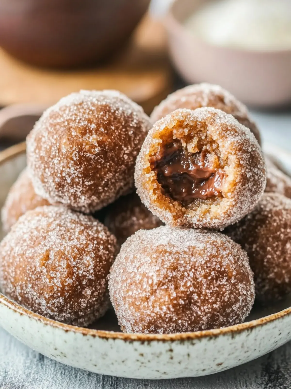 Nutella Cinnamon Sugar Dough Balls - Quick Dessert Bites That Wow 4 Nutella Cinnamon Sugar Dough Balls - Quick Dessert Bites