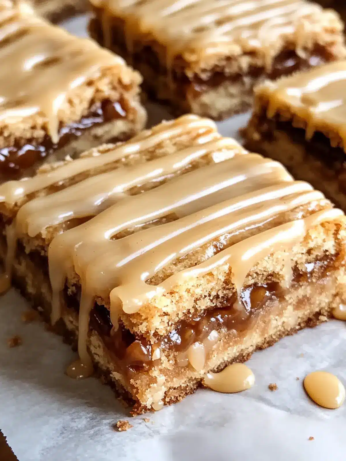 Salted Caramel Brown Sugar Pop Tart Cookie Bars with Glaze Joy 3 Salted Caramel Brown Sugar Pop Tart Cookie Bars with Easy Cinnamon Glaze
