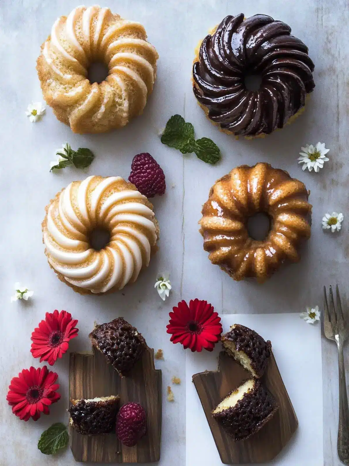 Mini Bundt Cakes: Delightful Bites for Any Celebration 5 Mini Bundt Cakes