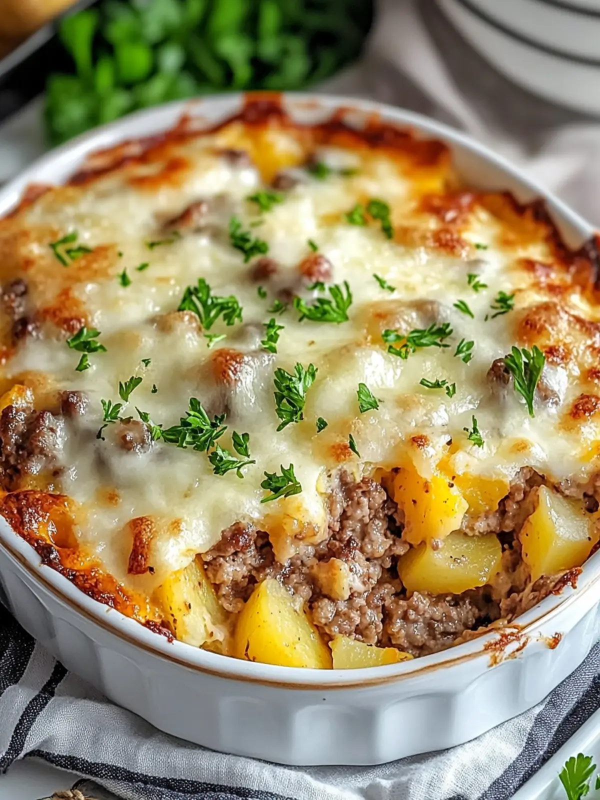 Hearty Hamburger Potato Casserole for Cozy Comfort Food 2 Hearty Hamburger Potato Casserole for Ultimate Comfort Food
