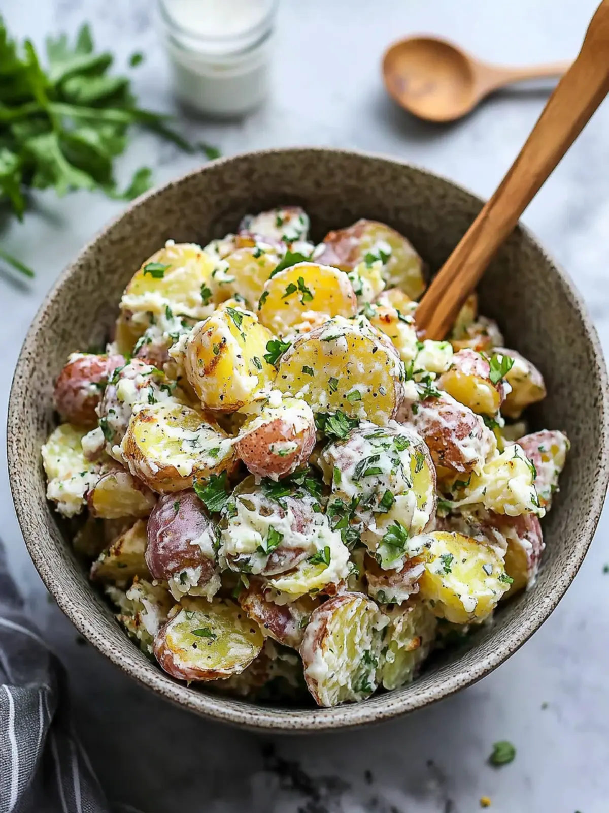 Viral Crispy Smashed Potato Salad That Will Wow Your Taste Buds 3 Viral Crispy Smashed Potato Salad