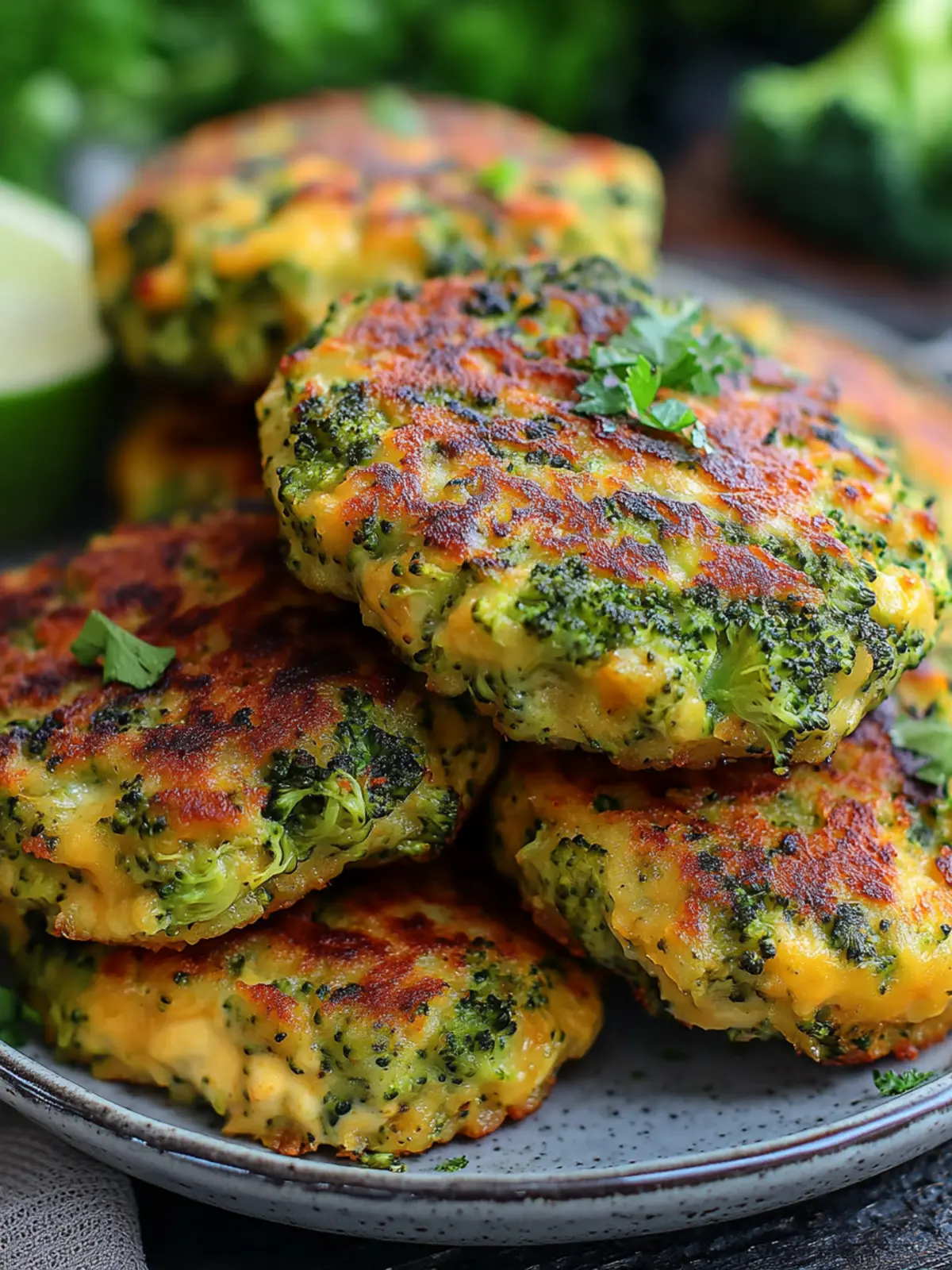 Healthy Broccoli Cheese Patties for a Delightful Snack 2 Broccoli Cheese Patties