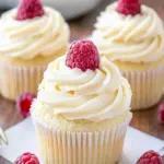 Almond Wedding Cake Cupcakes with Raspberry Filling Bliss 9 Almond Wedding Cake Cupcakes with Raspberry Filling