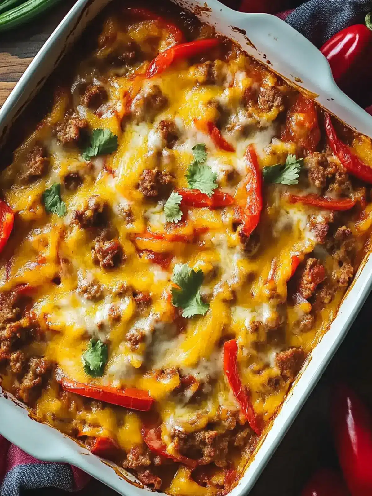 Easy Simple Hamburger Fajita Casserole for Busy Nights 4 Simple Hamburger Fajita Casserole